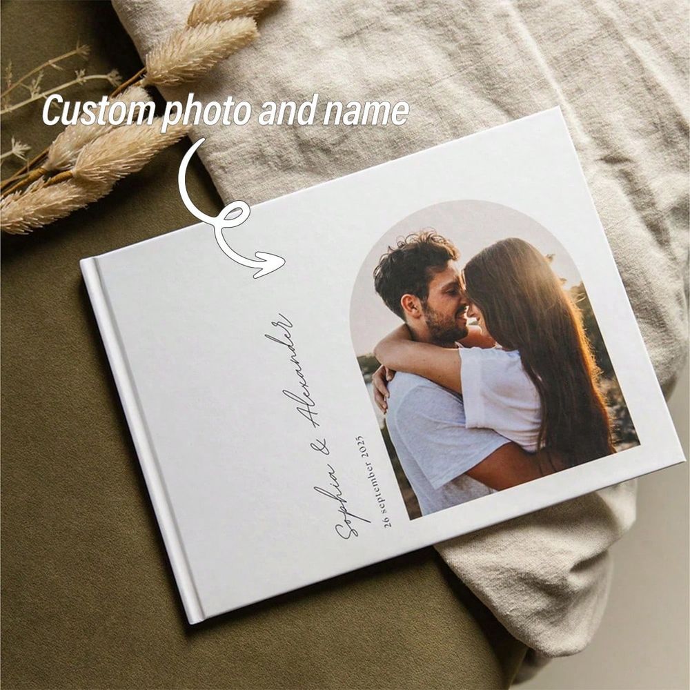 Custom Photo Book - 38Page Customized Wedding Guest Book With