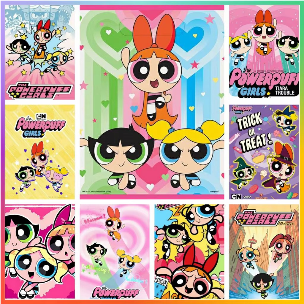 Photo Mosaic Print - Diamond Painting Cartoon The-P-Powerpuffs Cute Anime