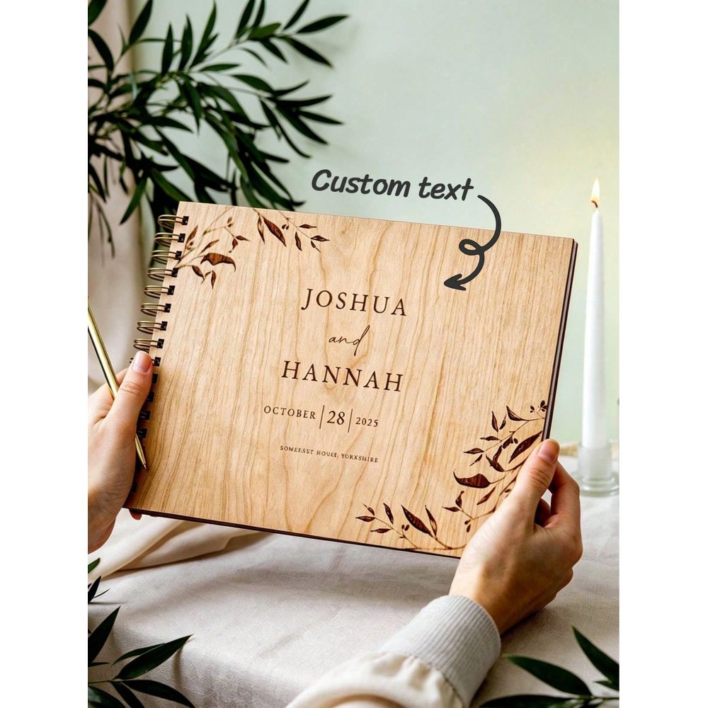 Customized A4 A5 Wooden Weddin - Custom Photo Book recension och pris