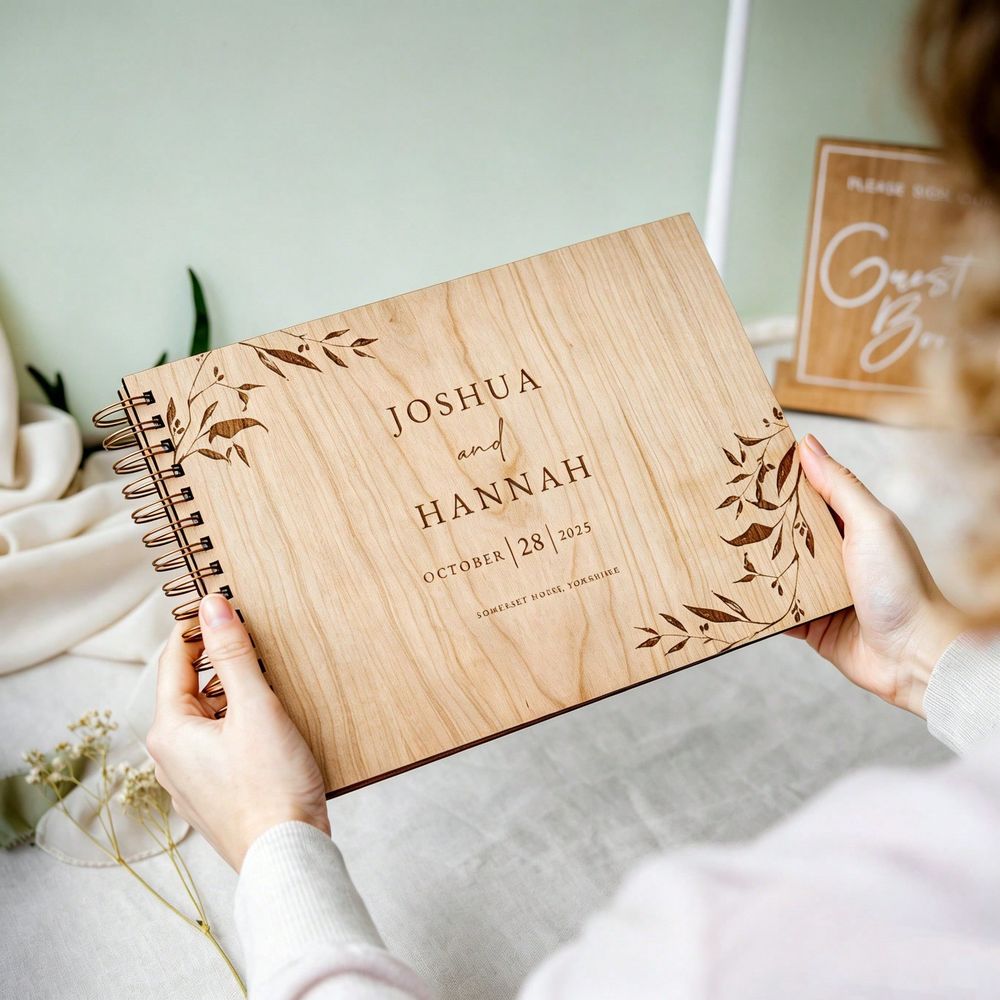 Customized A4 A5 Wooden Weddin - Custom Photo Book recension och pris